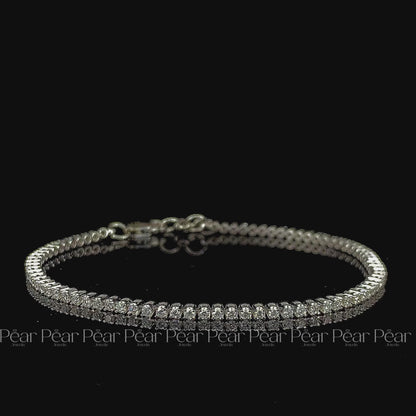 1.0ct Round Tennis Bracelet Labgrown Diamonds