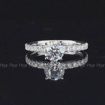 2.0Ct Round Solitaire Labgrown Diamond Engagement Ring
