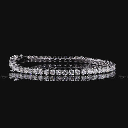 Round Lab-Grown Diamond Tennis Bracelet – 3.00 mm