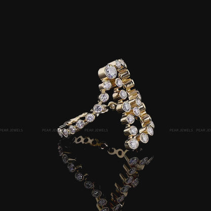 Personalised Alphabet Initial Lab-Grown Diamond Ring