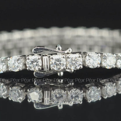 Round 4mm Tennis Labgrown Diamond Bracelet